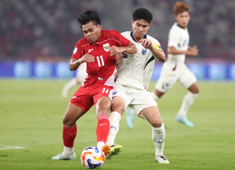 VIDEO: U23 Indonesia thắng U23 Thái Lan, tranh cúp vô địch với U23 Việt Nam- Ảnh 1.