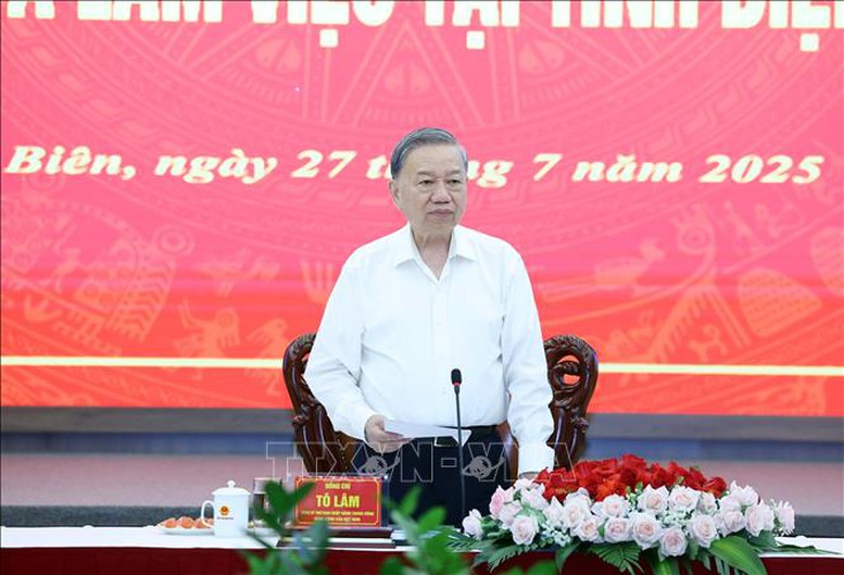 Tổng Bí thư Tô Lâm: Tinh thần 'Điện Biên Phủ' phải tiếp tục được thắp lên như một mệnh lệnh phát triển- Ảnh 1.