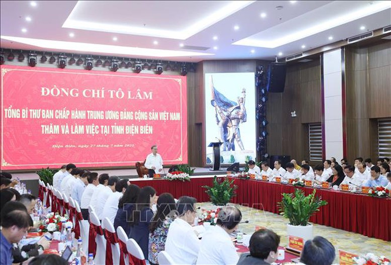 Tổng Bí thư Tô Lâm: Tinh thần 'Điện Biên Phủ' phải tiếp tục được thắp lên như một mệnh lệnh phát triển- Ảnh 3.