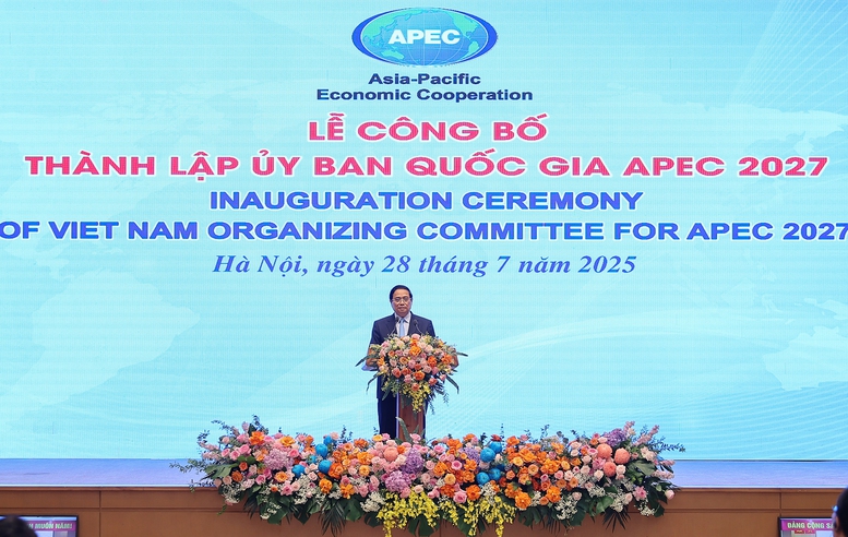 Hình ảnh 2 Thủ tướng Phạm Minh Chính đánh giá đăng cai Năm APEC 2027 là vinh dự đối với Việt Nam và cũng là một trọng trách quốc tế - Ảnh: VGP/Nhật Bắc