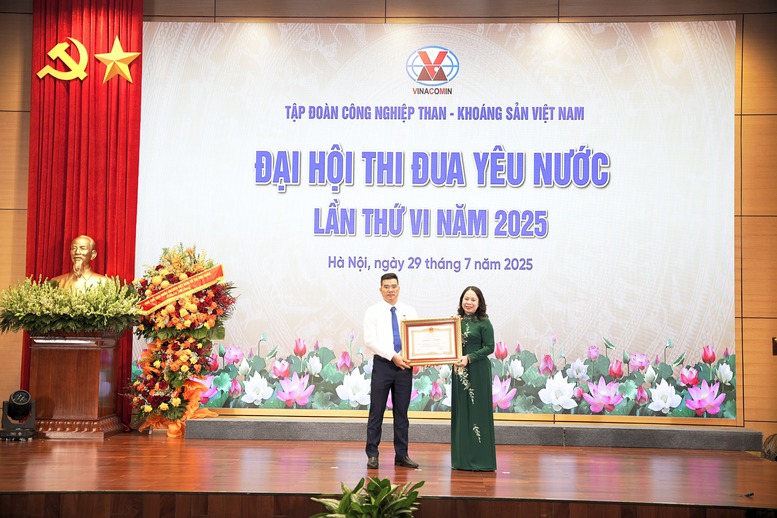 Phó Chủ tịch nước trao danh hiệu Anh hùng lao động cho một công nhân ngành than- Ảnh 1.