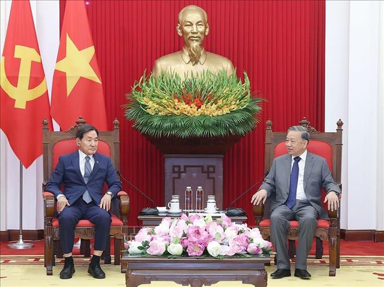 Tổng Bí thư Tô Lâm tiếp Đặc phái viên của Tổng thống Hàn Quốc- Ảnh 2.
