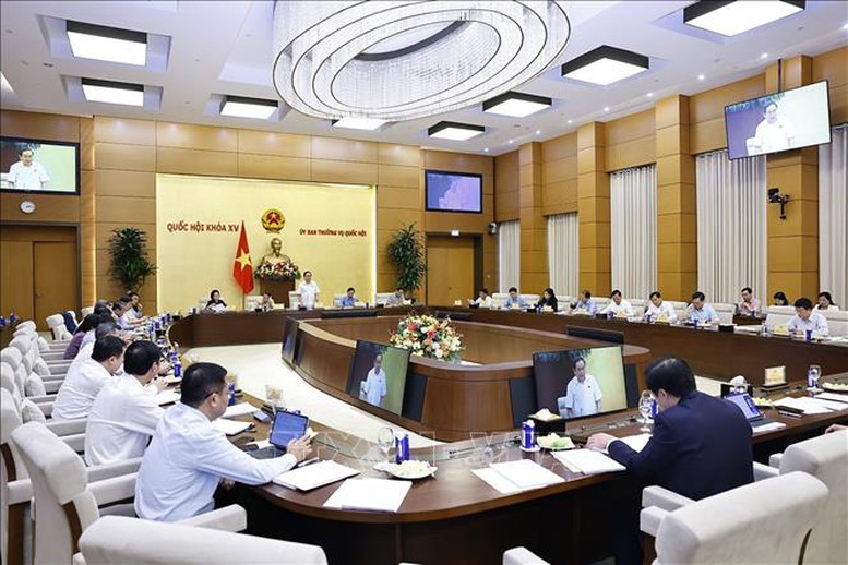 Chủ tịch Quốc hội Trần Thanh Mẫn chủ trì giao ban với các cơ quan của Quốc hội- Ảnh 2.