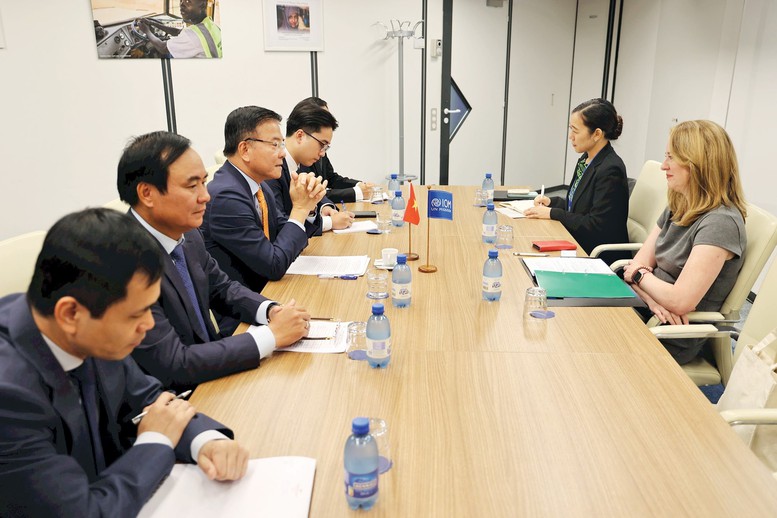 Việt Nam là hình mẫu khu vực về hợp tác với IOM- Ảnh 1. Việt Nam là hình mẫu khu vực về hợp tác với IOM- Ảnh 1.