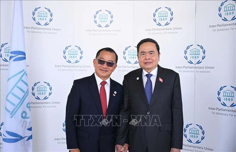 Chủ tịch Quốc hội Trần Thanh Mẫn gặp Trưởng đoàn các nước nhân dịp dự Hội nghị các Chủ tịch Quốc hội thế giới- Ảnh 1. Chủ tịch Quốc hội Trần Thanh Mẫn gặp Trưởng đoàn các nước nhân dịp dự Hội nghị các Chủ tịch Quốc hội thế giới- Ảnh 1.