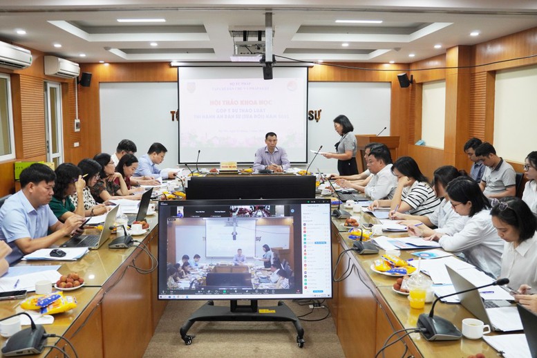 Xây dựng Luật Thi hành án dân sự (sửa đổi): Đơn giản hóa thủ tục, đẩy mạnh chuyển đổi số- Ảnh 1.