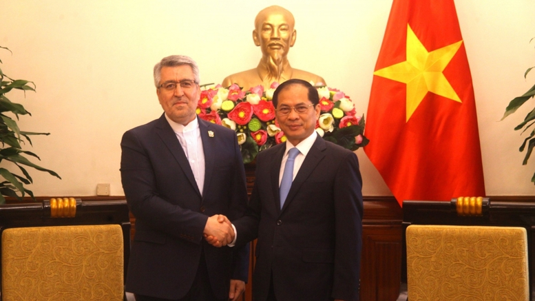 Phó Thủ tướng Bùi Thanh Sơn tiếp Đại sứ Iran Ali Akbar Nazari