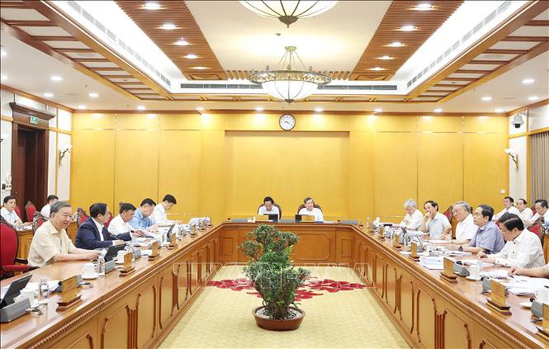 Tổng Bí thư Tô Lâm: Kịp thời tháo gỡ khó khăn, vướng mắc khi vận hành bộ máy mới- Ảnh 4.
