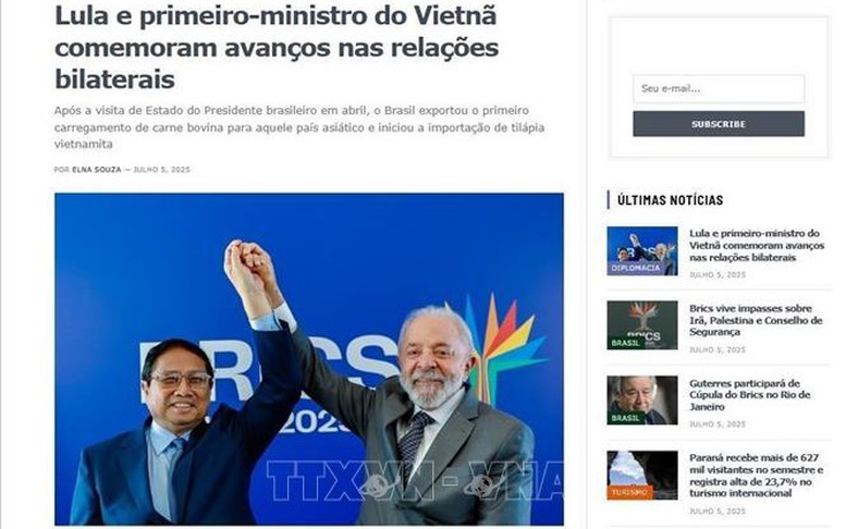 Việt Nam - Brazil: Kết nối chiến lược, định hình tương lai hợp tác toàn cầu