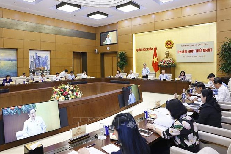 Phiên họp thứ nhất Hội đồng Bầu cử quốc gia- Ảnh 2.