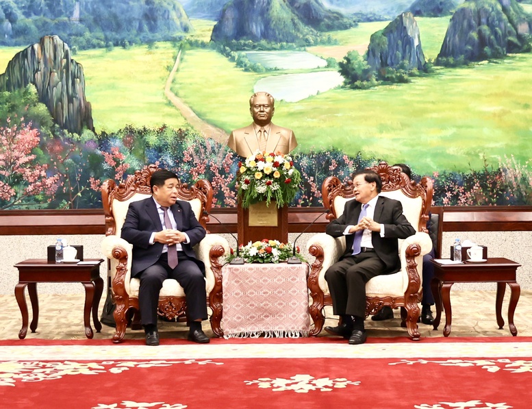 Việt Nam, Lào tiếp tục tăng cường tin cậy chính trị, hợp tác kinh tế, cùng vun đắp mối quan hệ đoàn kết đặc biệt- Ảnh 2.