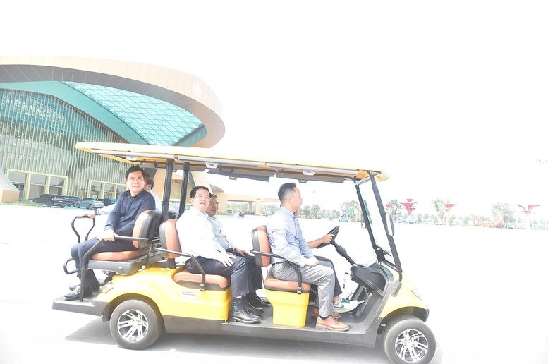 Phó Thủ tướng Mai Văn Chính kiểm tra, đôn đốc tiến độ Triển lãm 80 năm Ngày Quốc khánh- Ảnh 2.