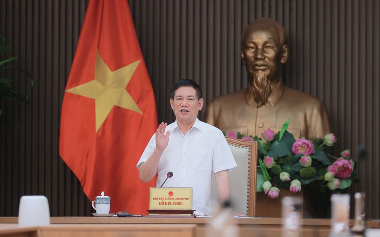 Phó Thủ tướng Hồ Đức Phớc chủ trì cuộc họp kế hoạch tài chính - ngân sách