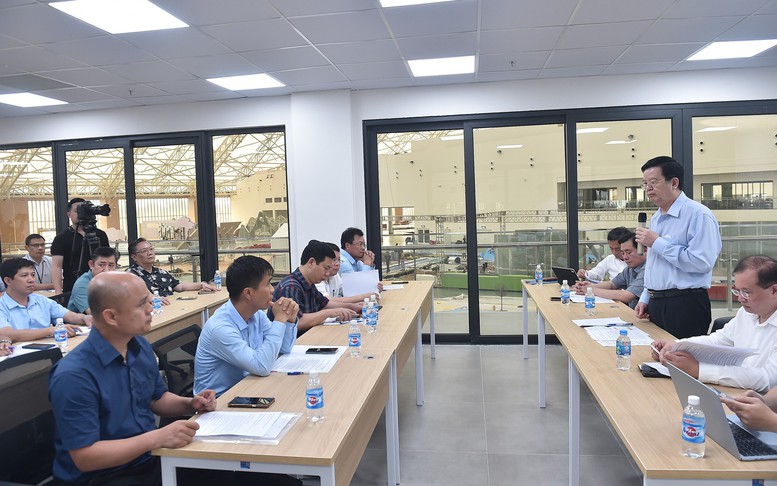 Tháo gỡ khó khăn trực tiếp tại công trường cho Triển lãm 80 năm Quốc khánh