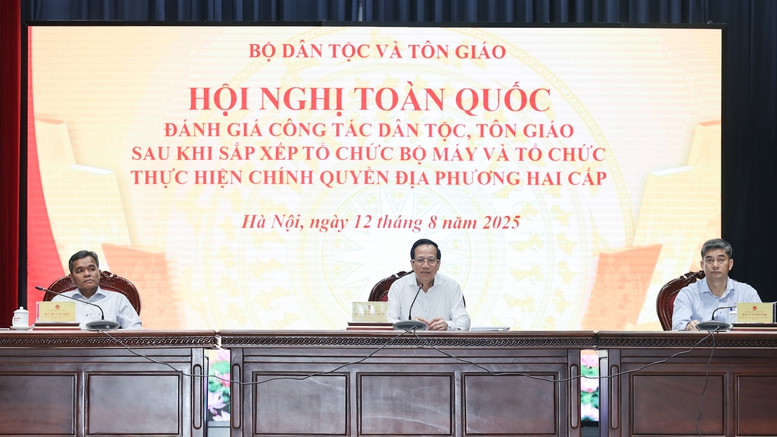 Bộ Dân tộc và Tôn giáo đánh giá kết quả triển khai mô hình chính quyền địa phương 2 cấp- Ảnh 1.