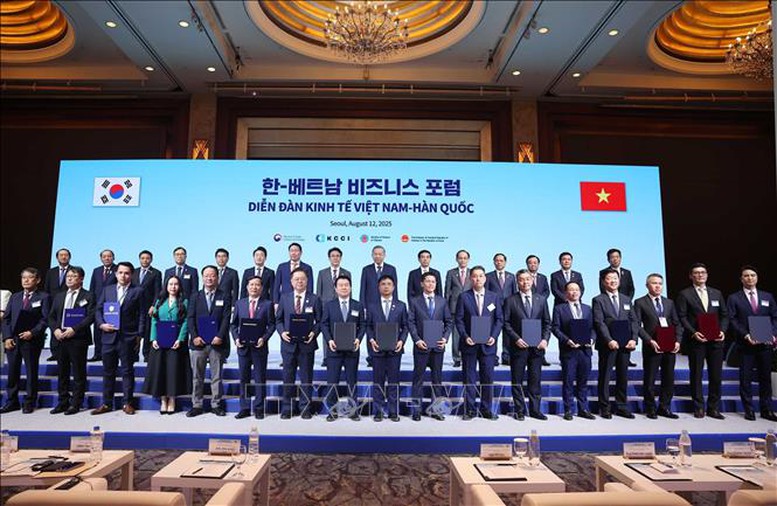 Tổng Bí thư Tô Lâm và Thủ tướng Hàn Quốc dự Diễn đàn kinh tế Việt Nam - Hàn Quốc- Ảnh 11. Tổng Bí thư Tô Lâm và Thủ tướng Hàn Quốc dự Diễn đàn kinh tế Việt Nam - Hàn Quốc- Ảnh 11.