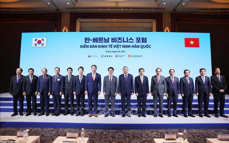 Tổng Bí thư Tô Lâm và Thủ tướng Hàn Quốc dự Diễn đàn Kinh tế Việt Nam - Hàn Quốc