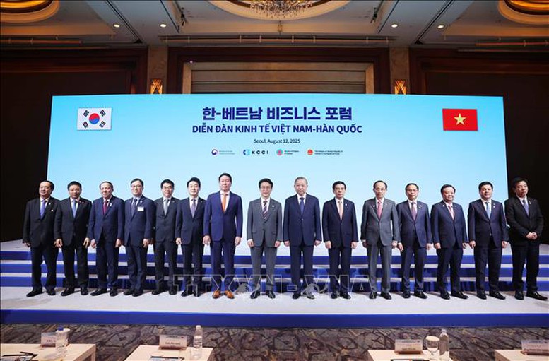 Tổng Bí thư Tô Lâm và Thủ tướng Hàn Quốc dự Diễn đàn kinh tế Việt Nam - Hàn Quốc- Ảnh 6. Tổng Bí thư Tô Lâm và Thủ tướng Hàn Quốc dự Diễn đàn kinh tế Việt Nam - Hàn Quốc- Ảnh 6.