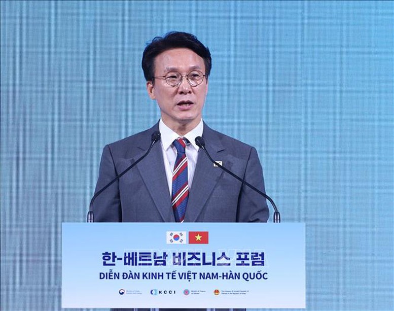 Tổng Bí thư Tô Lâm và Thủ tướng Hàn Quốc dự Diễn đàn kinh tế Việt Nam - Hàn Quốc- Ảnh 3. Tổng Bí thư Tô Lâm và Thủ tướng Hàn Quốc dự Diễn đàn kinh tế Việt Nam - Hàn Quốc- Ảnh 3.