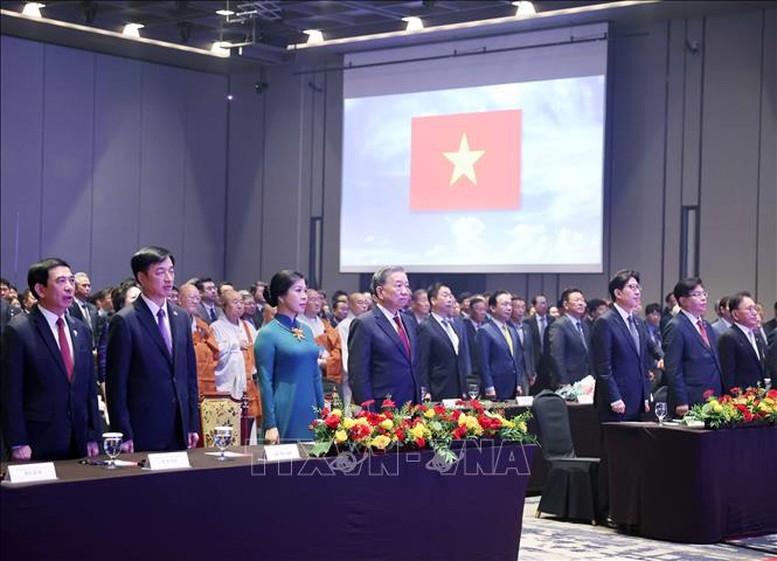 Tổng Bí thư Tô Lâm dự lễ ra mắt Tổng Lãnh sự quán Việt Nam tại Busan- Ảnh 1.