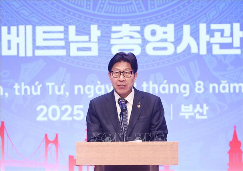 Tổng Bí thư Tô Lâm dự lễ ra mắt Tổng Lãnh sự quán Việt Nam tại Busan- Ảnh 5.
