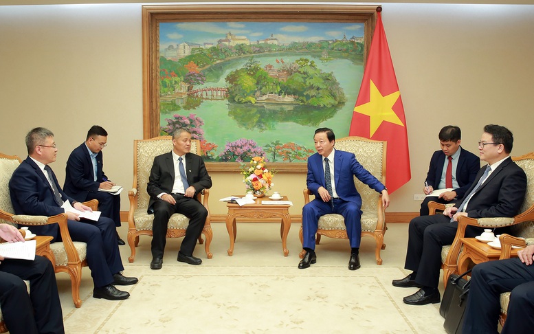 Phó Thủ tướng Trần Hồng Hà tiếp Tổng Giám đốc Tập đoàn Cục 6 Đường sắt Trung Quốc- Ảnh 1.