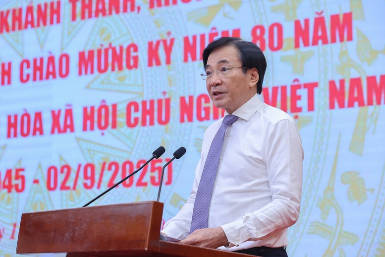 HỌP BÁO thông tin về lễ khánh thành, khởi công các dự án, công trình nhân 80 năm Quốc khánh- Ảnh 2.