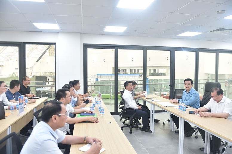 Tiến độ thi công là một trong những tiêu chí đánh giá thi đua, chấm điểm các gian hàng tại Triển lãm- Ảnh 1.