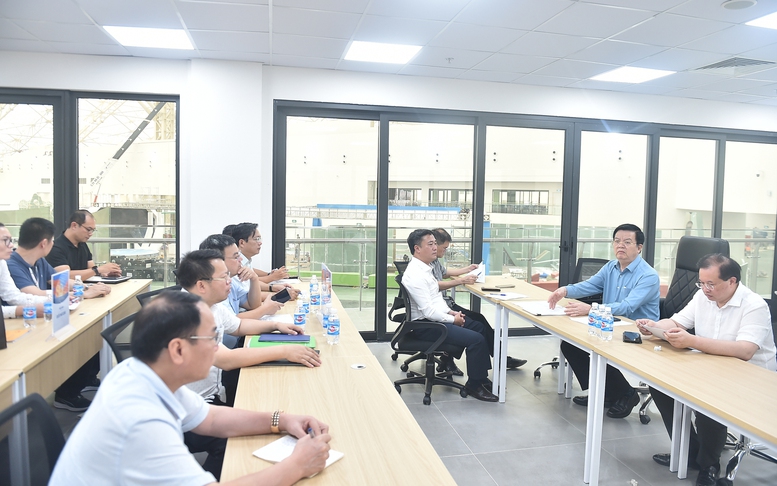 Tiến độ thi công là một trong những tiêu chí đánh giá thi đua, chấm điểm các gian hàng tại Triển lãm