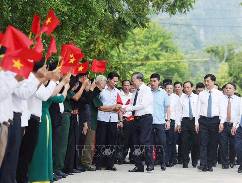 Tổng Bí thư Tô Lâm dự Ngày hội Toàn dân bảo vệ an ninh Tổ quốc tại Tuyên Quang- Ảnh 5.