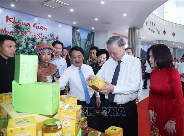Tổng Bí thư Tô Lâm làm việc với Ban Thường vụ Tỉnh uỷ Tuyên Quang- Ảnh 4.