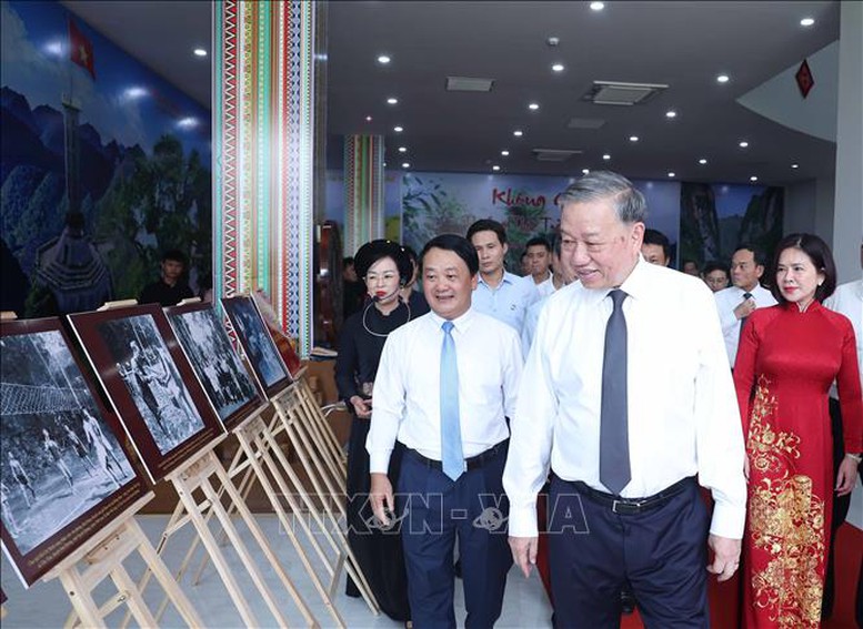 Tổng Bí thư Tô Lâm làm việc với Ban Thường vụ Tỉnh uỷ Tuyên Quang- Ảnh 3.
