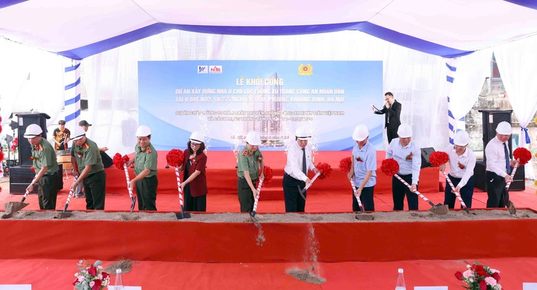 Khởi công dự án nhà ở cho lực lượng vũ trang CAND tại Hà Nội- Ảnh 2.