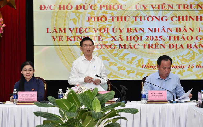Phó Thủ tướng Hồ Đức Phớc: Xây dựng Đồng Nai trở thành tỉnh đứng đầu cả nước