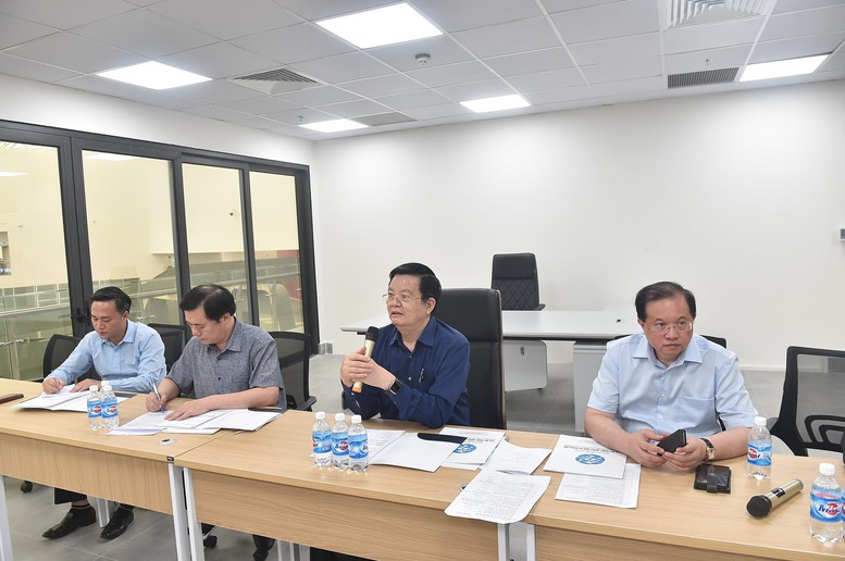 Tổ công tác kiểm tra, chấm điểm sơ bộ thi công các gian hàng Triển lãm thành tựu 80 năm Quốc khánh- Ảnh 3.