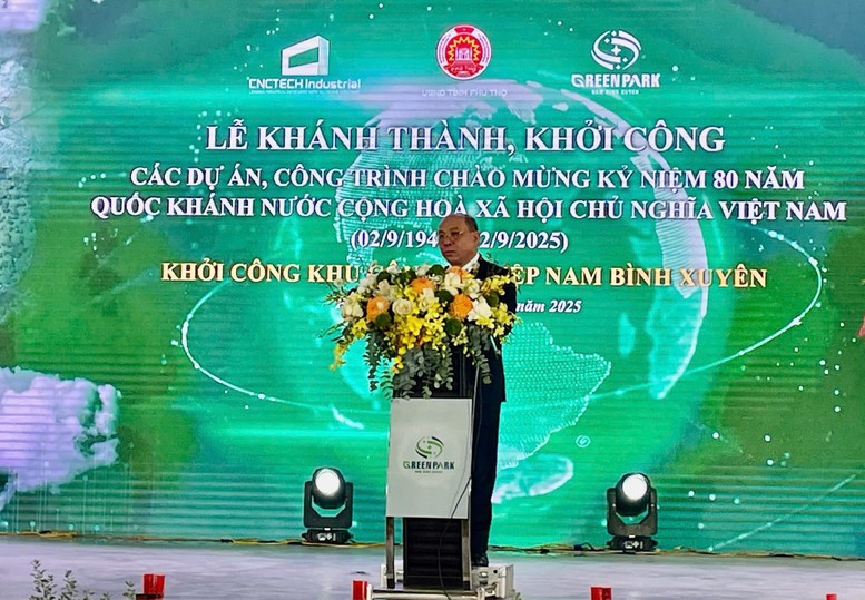 Khởi công Khu công nghiệp Nam Bình Xuyên Green Park- Ảnh 1.