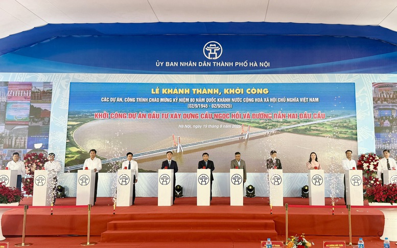 Khởi công Dự án đầu tư xây dựng cầu Ngọc Hồi và đường dẫn hai đầu cầu