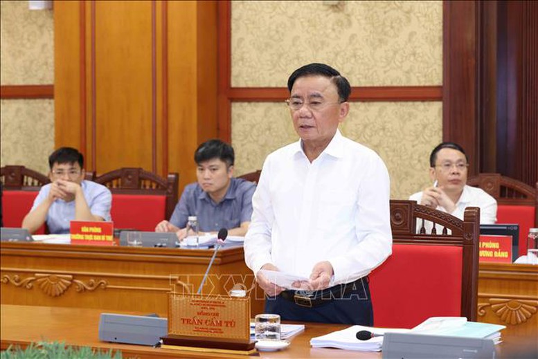 Các tổ công tác của Bộ Chính trị làm việc với Ban Thường vụ 4 tỉnh, thành ủy- Ảnh 2.