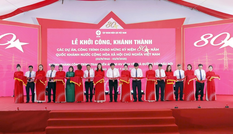 Khánh thành Công trình Trạm biến áp 500kV Vĩnh Yên và đường dây đấu nối chào mừng Quốc khánh 2/9- Ảnh 3.