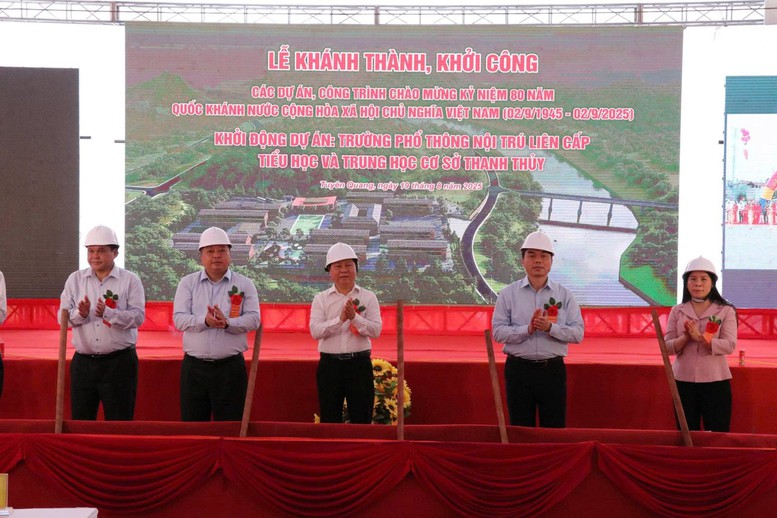 Khởi công các dự án thuộc ngành GD&ĐT- Ảnh 1.