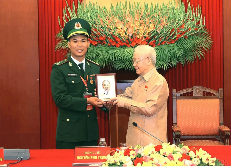 Thiếu tá Vũ Văn Cường - người viết bản anh hùng ca nơi biên cương Tổ quốc- Ảnh 1.