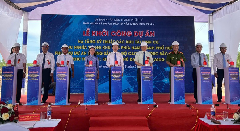 Huế, Đà Nẵng khởi công các khu tái định cư phục vụ Dự án đường sắt tốc độ cao- Ảnh 1.