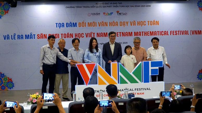 Ra mắt sân chơi Toán học Việt Nam VNMF- Ảnh 1.