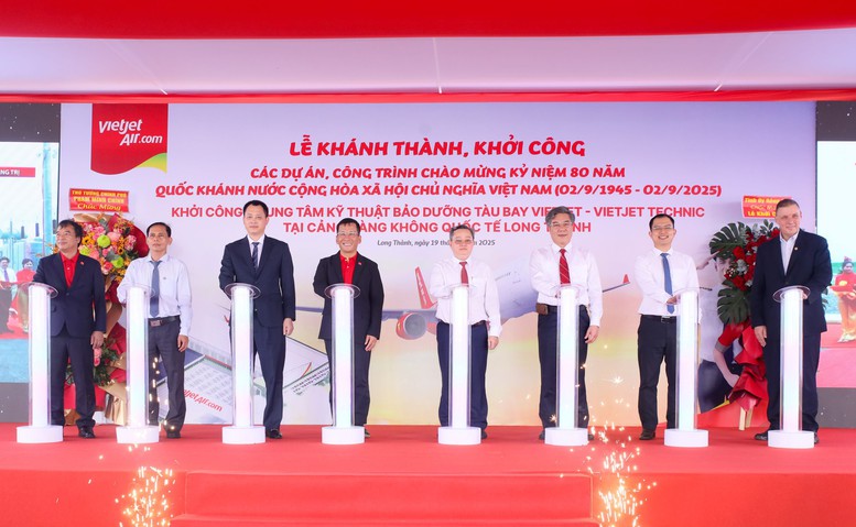 Vietjet khởi công Trung tâm Kỹ thuật bảo dưỡng tàu bay tại Long Thành- Ảnh 1.