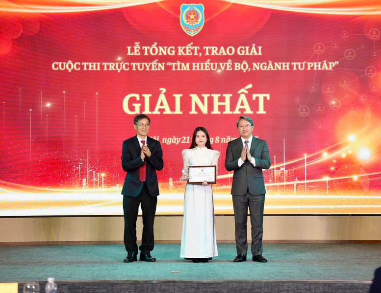 18 tác phẩm xuất sắc đạt Giải Báo chí toàn quốc về ngành Tư pháp - Ảnh 2.