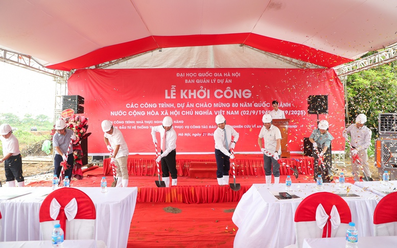 ĐHQGHN khởi công công trình hạ tầng trọng điểm phục vụ nghiên cứu, đào tạo công nghệ số