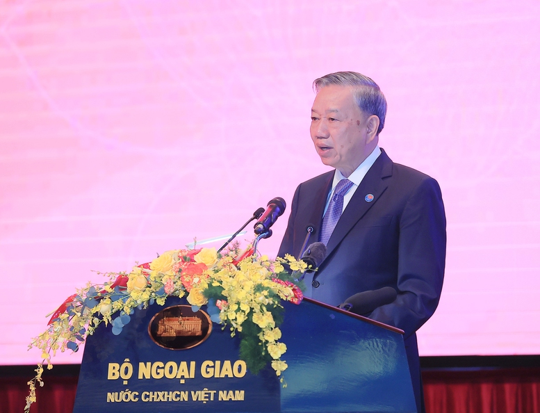 Tổng Bí thư Tô Lâm: Ngoại giao thắp sáng niềm tin về một thế giới hòa bình, hợp tác và phát triển- Ảnh 5.