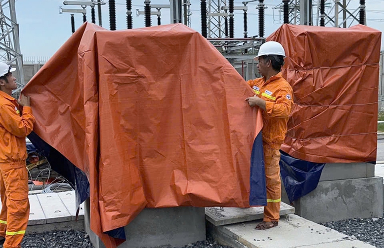 EVNNPT chủ động ứng phó bão số 5, đảm bảo vận hành an toàn lưới điện truyền tải- Ảnh 1.