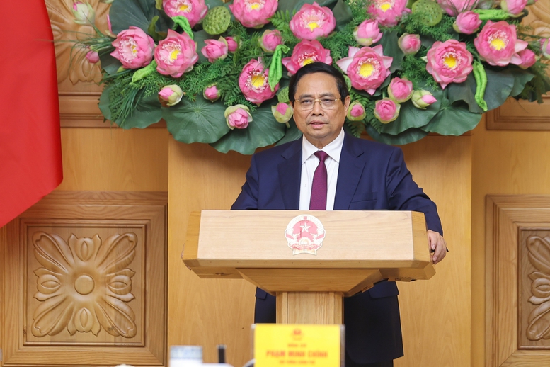 Hình ảnh 4 Thủ tướng đánh giá rất cao, bày tỏ tri ân sâu sắc công lao to lớn, những chiến công thầm lặng của các cán bộ Công an chi viện chiến trường miền Nam với tinh thần yêu nước, sẵn sàng hy sinh vì đất nước - Ảnh: VGP/Nhật Bắc