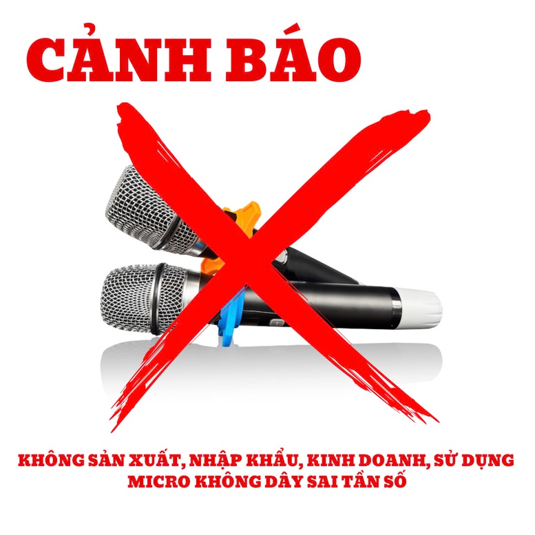 Nhiều cá nhân, tổ chức bị xử phạt vì dùng micro không dây không đạt chuẩn- Ảnh 1.